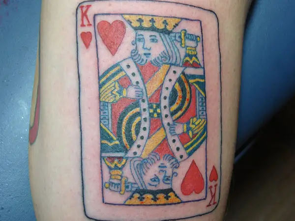 Regular King Card Tattoo