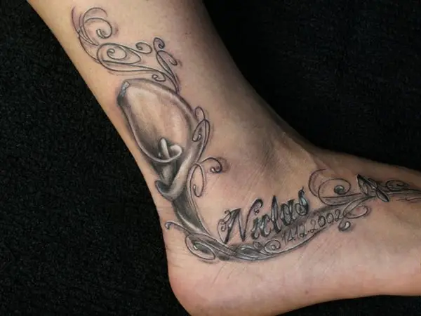 Elegant Woman's Tattoo