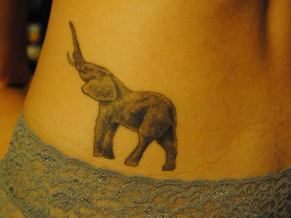 Private Elephant Tattoo