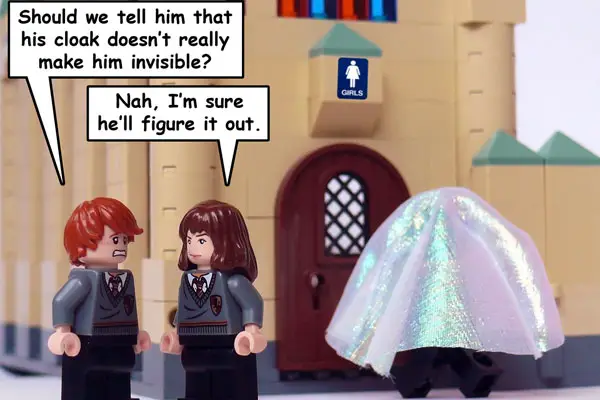 Invisibility Cloak Joke