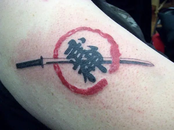 Kanji And Ninja Sword