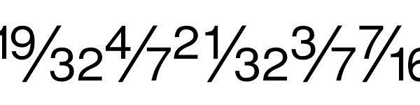 Style Of Fractions