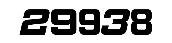 Italics Numbers