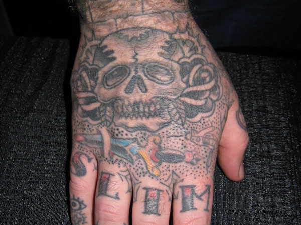 Skull on the Hand
