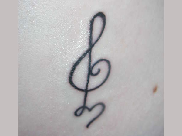 Slim Musical Tattoo