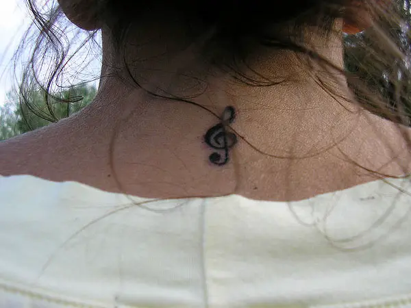 Tiny Treble Tattoo