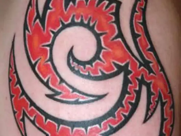 Bloody Tribal Tattoo