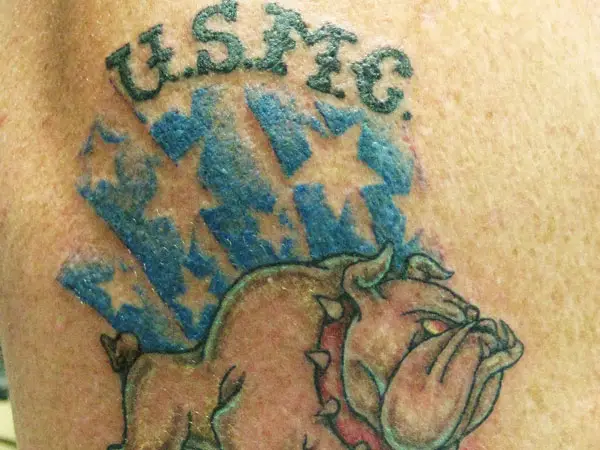 Devil Dog USMC Tattoo