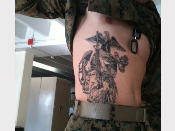 In Service Tattoo