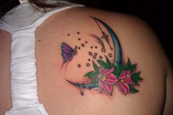 20 Exciting Butterfly and Flower Tattoos