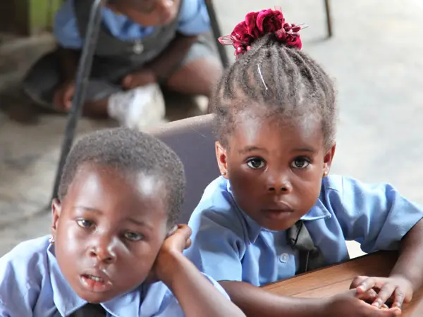 School Kids Black Hair