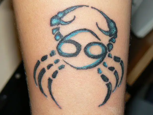 Cancer Tattoos - 35 Phenomenal Zodiac Symbol Designs - Design Press