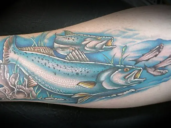 Dual Big Fish Tattoo