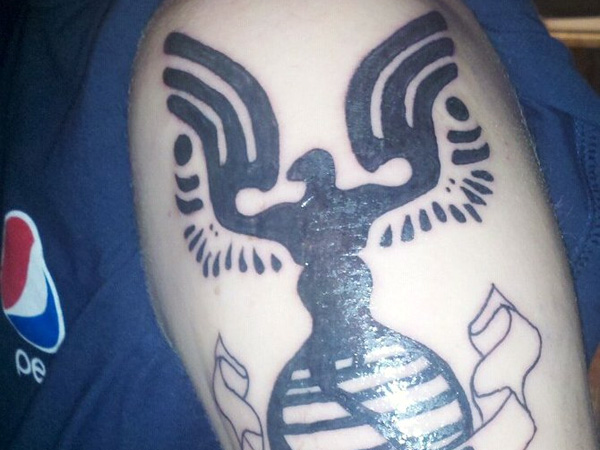 Halo Eagle Tattoo