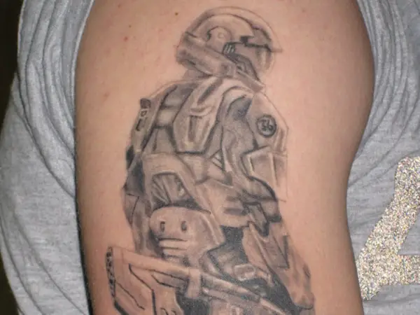 36 Rider Halo Tattoo