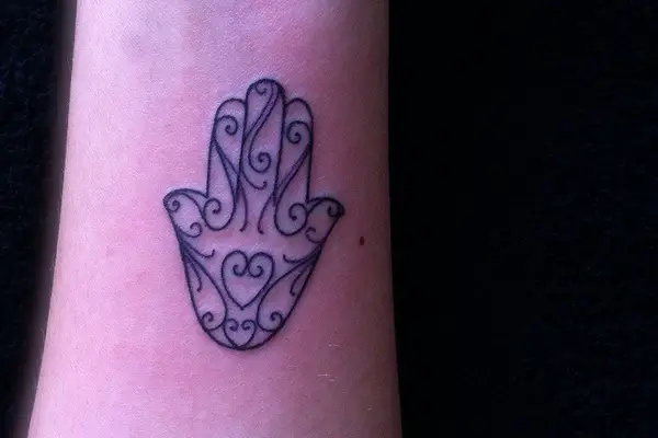 Hamsa Small Heart