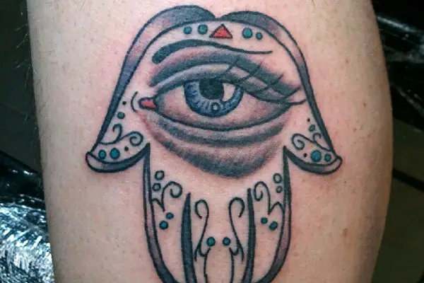 Eye Hamsa Tattoo