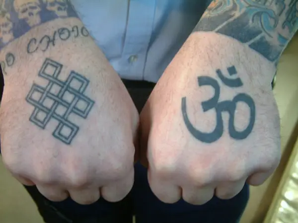 Tattoos with Hindu symbols and meaning  tattooers