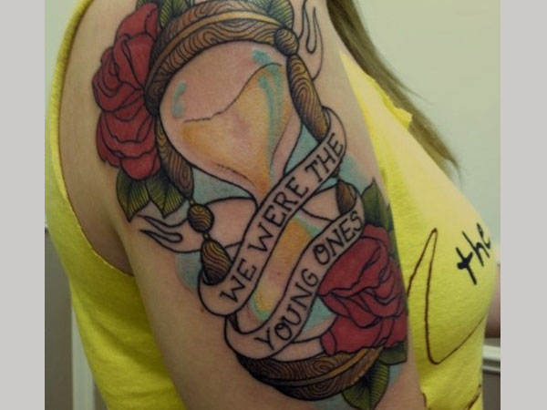 Awesome Hourglass Tattoo