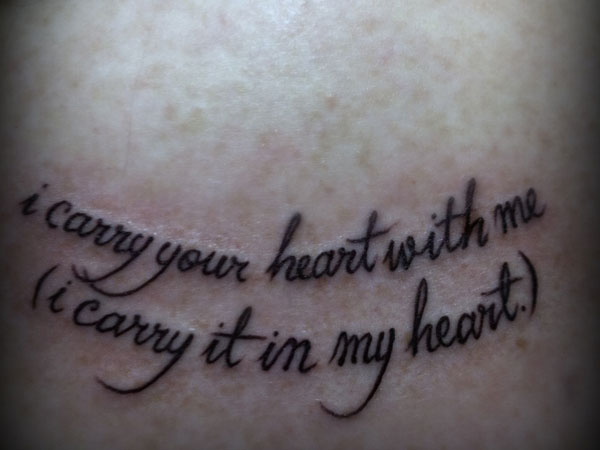 52 Love Quotes Tattoos