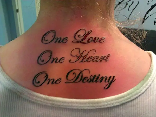 Power Of One Tattoo