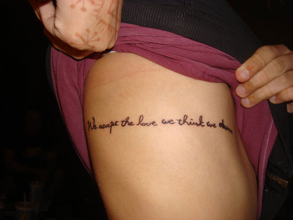25 Warm Love Quote Tattoos - SloDive