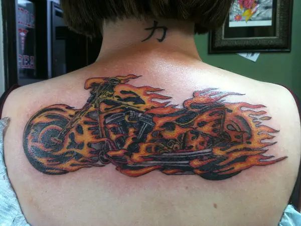 Almost scary bikers tattoo in 20 images