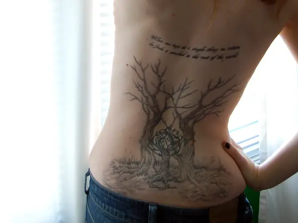 Nature Tattoo of Shedding Topiary