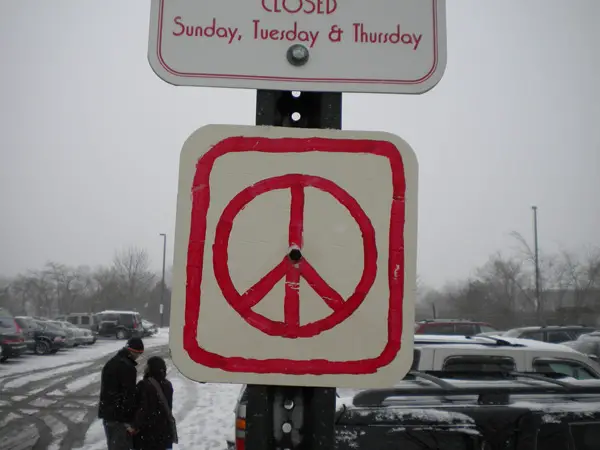 Peace Signboard