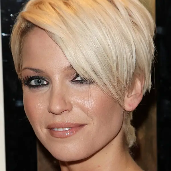 Blonde Wedge Haircut