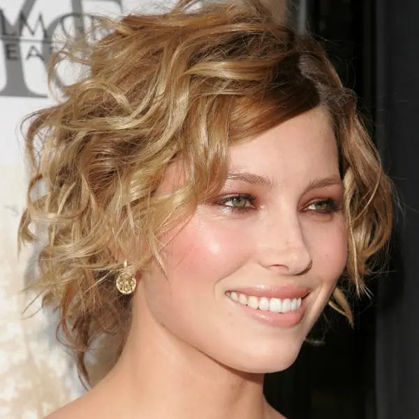 Curly Wedge Haircut