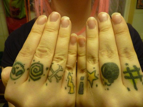 Variety Tattoos Weird Fingers