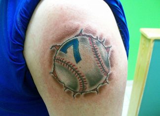 25 Stupendous Baseball Tattoos