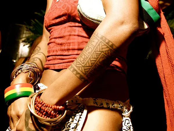 Black Tribal Art Tattoo