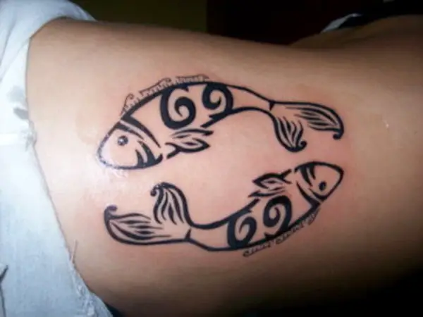 Fish Double 69 Tattoo