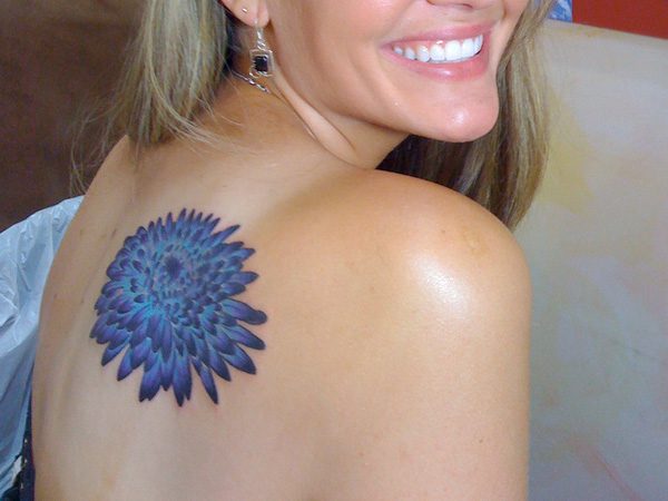 VVS Tattoo  Chrysanthemum with lettering Tattoo on Arm  Facebook