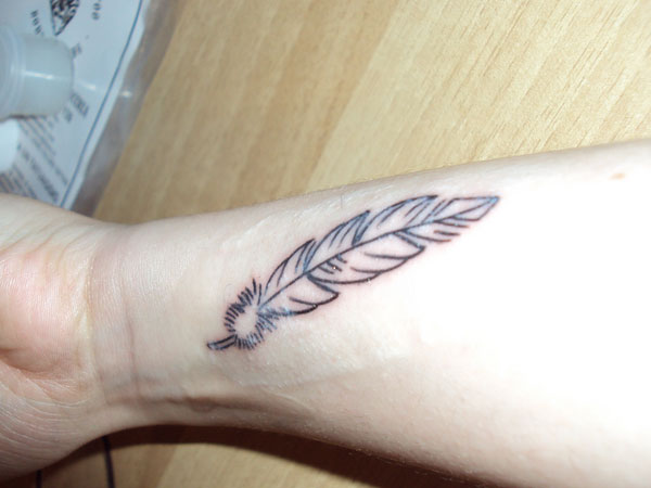 Cool Feather Tattoo