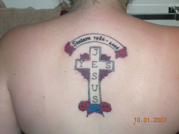 Fond Memory Cross Tattoo