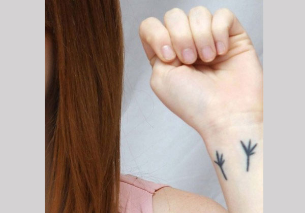 Emma Stone Tattoo Show
