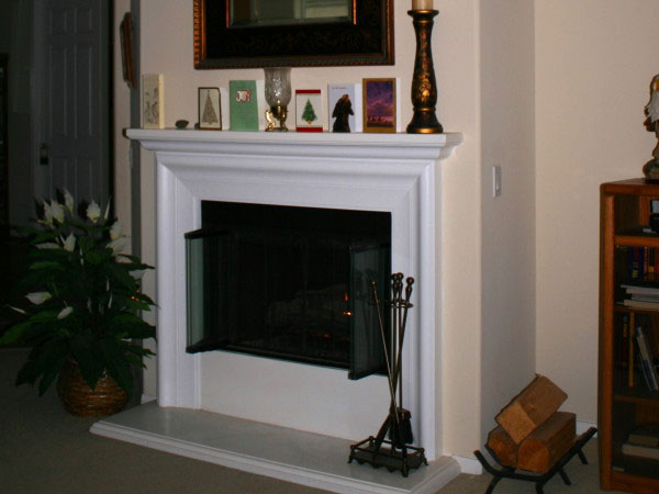 White Fireplace