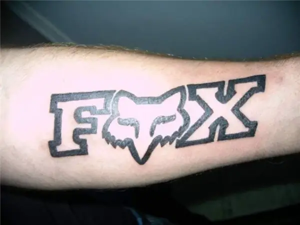 Black Fox Racing Tattoo