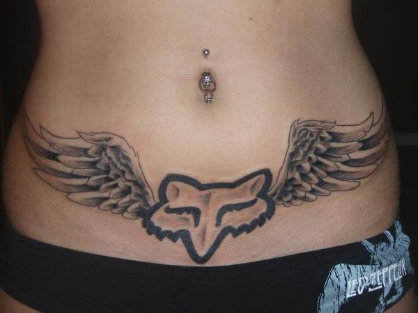Angel Fox Tattoo