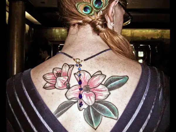 Awesome Magnolia Tattoo