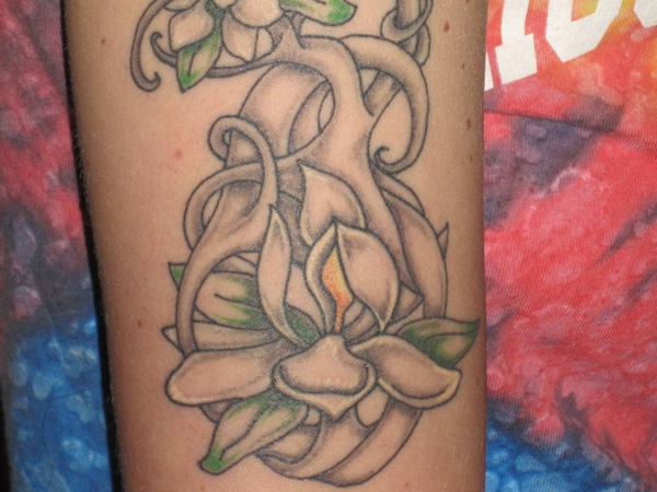 Magnolia Bare Tattoo