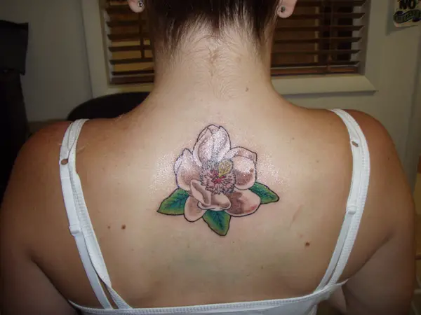 Magnolia flower Done by me IG inktonight  rTattooDesigns