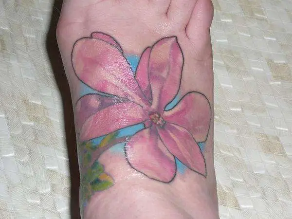 Magnolia flower by tattooist Franky  Tattoogridnet