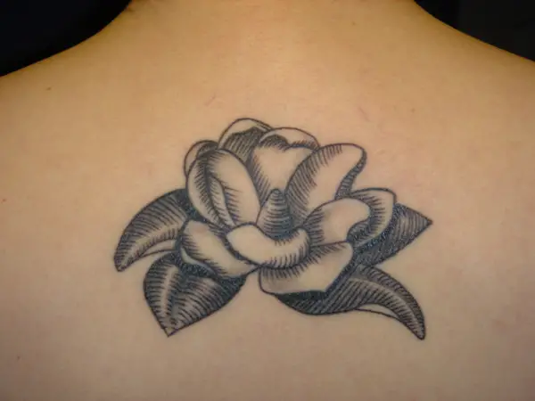 Artistic Magnolia Tattoo