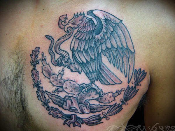 Mexican Chest Tattoo
