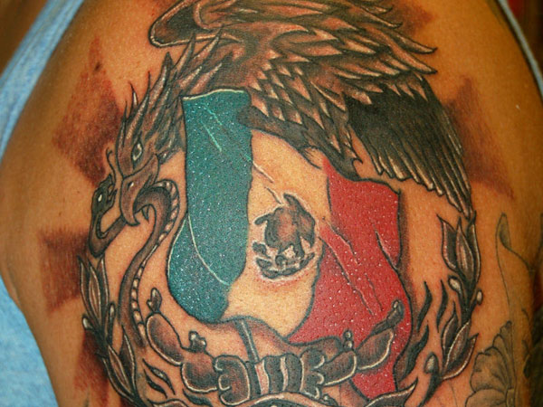 Intricate Eagle Tattoo