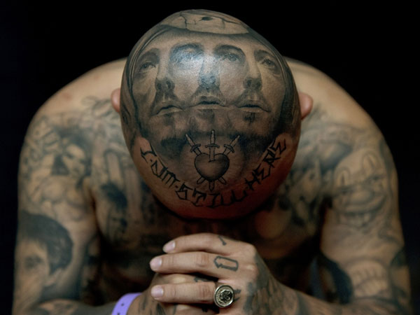 Mexican Tattoo Head